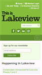 Mobile Screenshot of lakeviewchamber.com